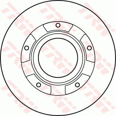 Brake disc, 1pcs REAR, Top Quality DF4821S - image 2