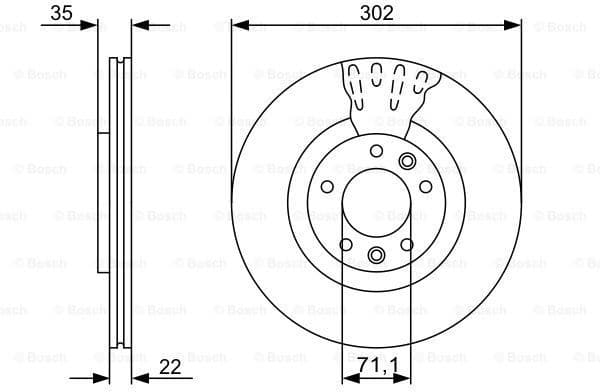 Brake Disc 0986479500 - image 2