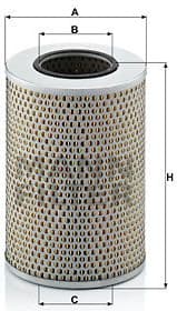 Filter, operating hydraulics H1290/1