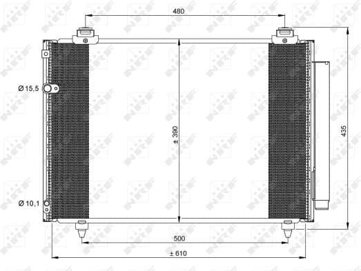 Condenser, air conditioning EASY FIT 35860 - image 2