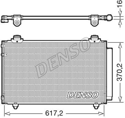 Condenser, air conditioning DCN50112