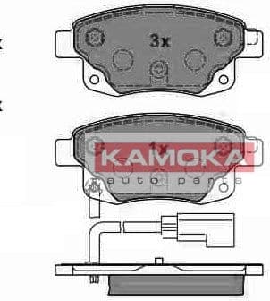 Brake pads rear JQ1013860