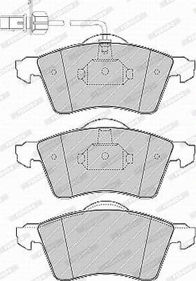 Brake pads front, Top Quality FVR1518 - image 2
