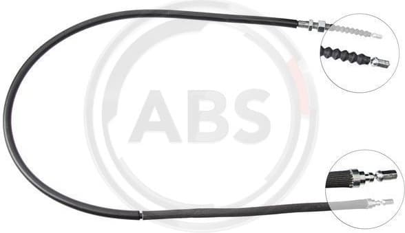 Cable Pull, parking brake K10278