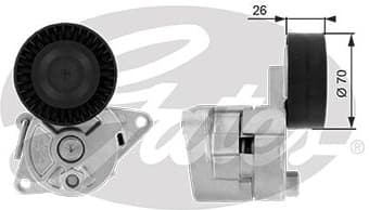 Belt Tensioner, V-ribbed belt DriveAlign™ T38224