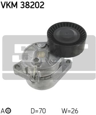 Belt Tensioner, V-ribbed belt VKM 38202