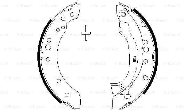 Brake Shoe Set 0986487664
