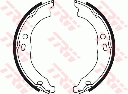 Brake Shoe Set, parking brake GS8744 - image 2
