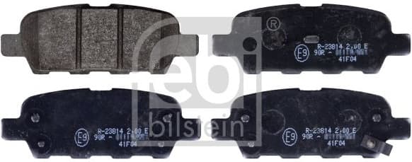 Brake Pad Set, disc brake 116198