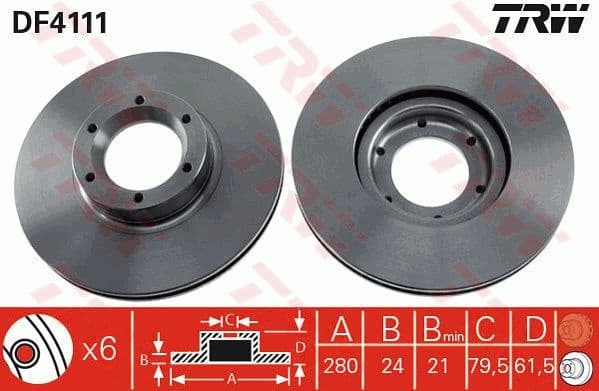 Brake Disc DF4111