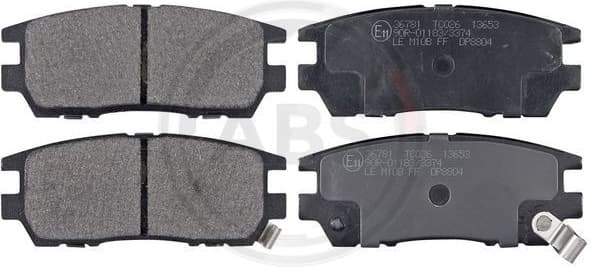 Brake Pad Set, disc brake 36781