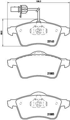 Brake Pad Set, disc brake PRIME LINE P85049