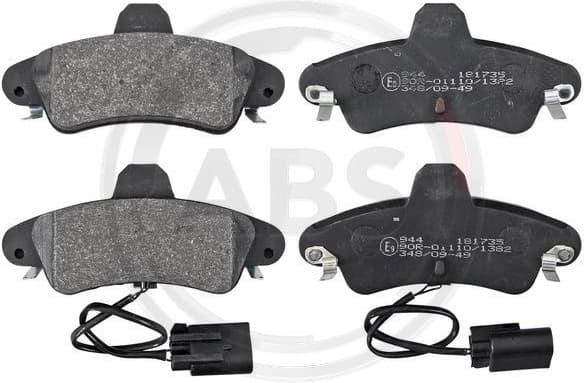 Brake Pad Set, disc brake 37498