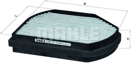 Filter cabin LAK37 - image 2