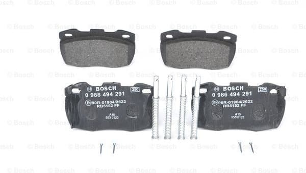 Brake Pad Set, disc brake 0986494291 - image 2
