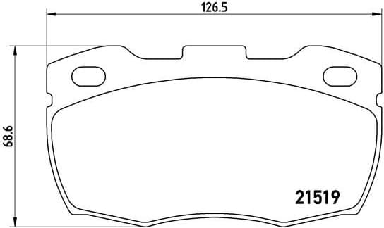 Brake Pad Set, disc brake PRIME LINE P44005 - image 2