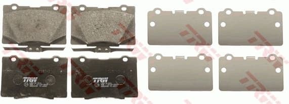 Brake Pad Set, disc brake GDB3498 - image 2