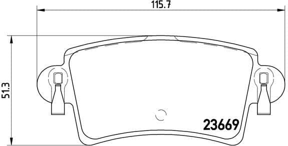 Brake Pad Set, disc brake PRIME LINE P59040