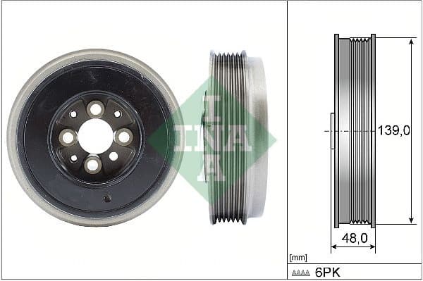 Belt Pulley, crankshaft 544006510