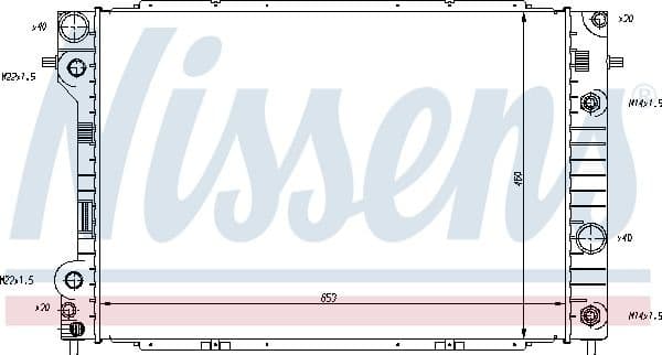Radiator, engine cooling 63075 - image 2