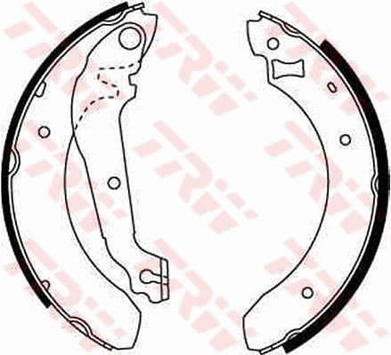 Brake Shoe Set GS6207