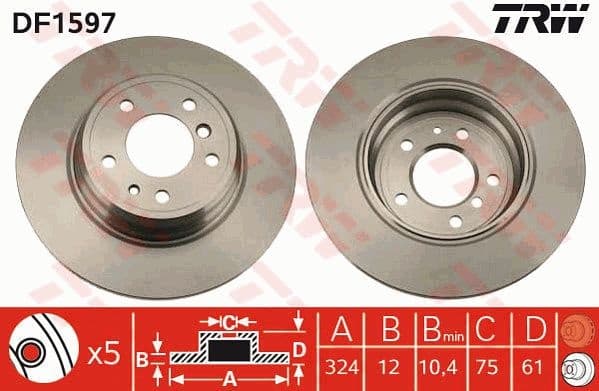 Brake Disc DF1597