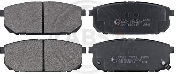 Brake Pad Set, disc brake 37362