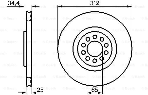 Brake Disc 0986478467 - image 5