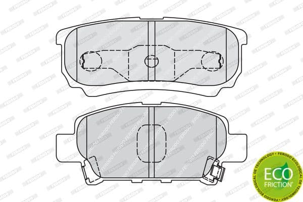 Brake pads rear, Top Quality FDB1839 - image 2