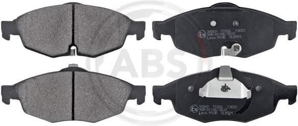 Brake Pad Set, disc brake 38869