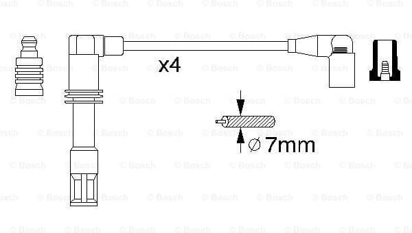 Ignition Cable Kit 0986356308 - image 5