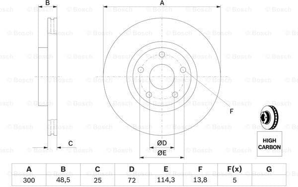 Brake Disc 0986479183 - image 5