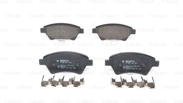 Brake Pad Set, disc brake 0986424785
