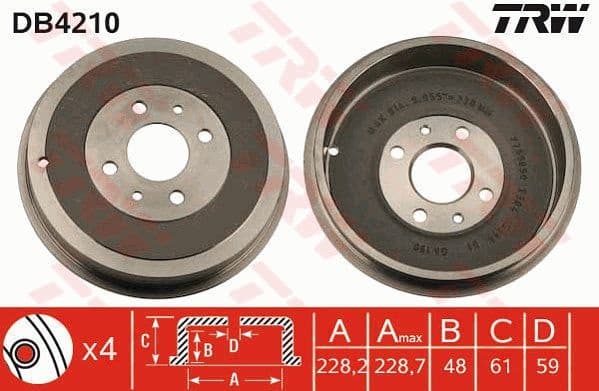 Brake Drum DB4210
