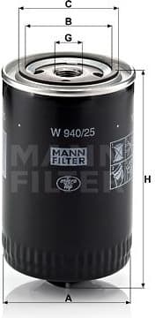 Oil Filter W940/25