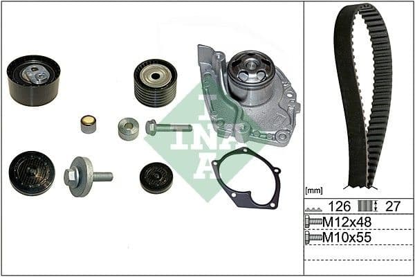 Water Pump & Timing Belt Kit 530063830
