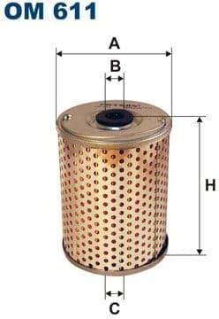 Filter, operating hydraulics OM611