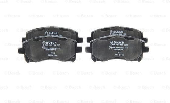 Brake Pad Set, disc brake 0986424700