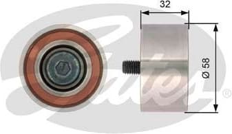 Deflection Pulley/Guide Pulley, timing belt PowerGrip™ T42141