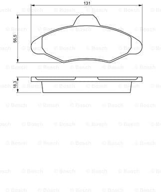 Brake Pad Set, disc brake 0986460949 - image 7