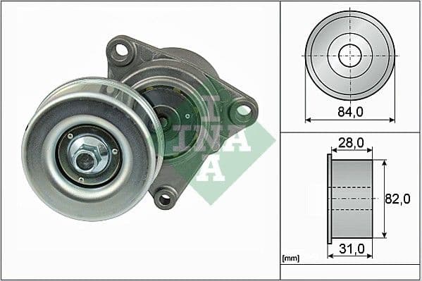 Belt Tensioner, V-ribbed belt 534035910
