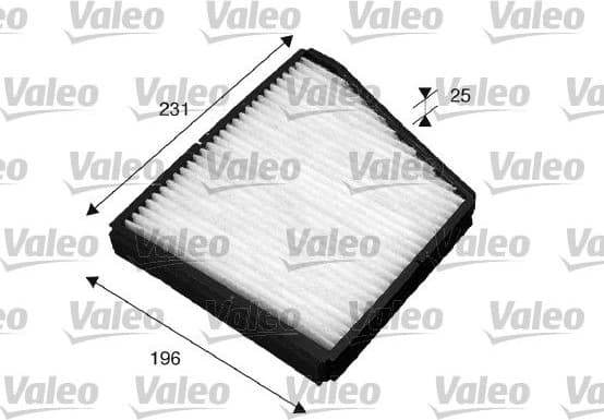 Filter, cabin air VALEO ESSENTIAL 698860