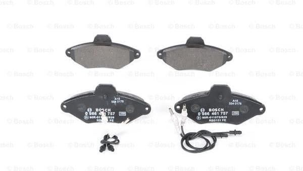 Brake Pad Set, disc brake 0986461757