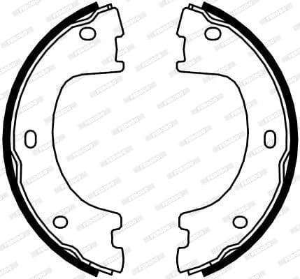 Brake shoes handbrake, Top Quality FSB4103 - image 3