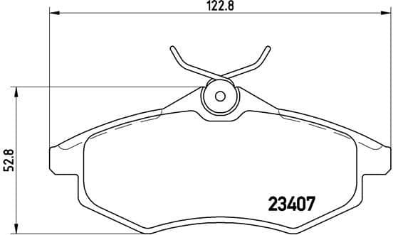 Brake Pad Set, disc brake PRIME LINE P61074