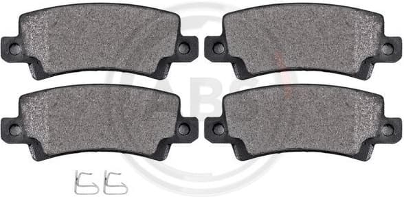 Brake Pad Set, disc brake 37406