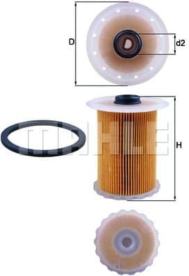 Filter diesel fuel KX183D