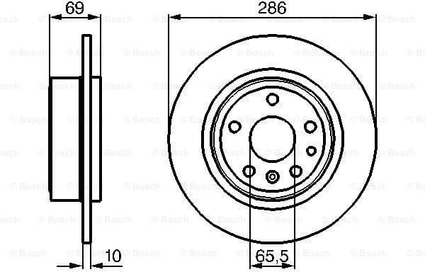 Brake Disc 0986478478