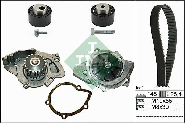 Timing belt kit with water pump 530023430