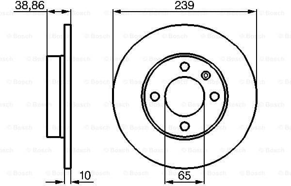 Brake Disc 0986478010 - image 5